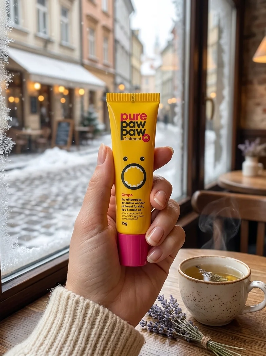 Відновлювальний бальзам для губ Pure Paw Paw Grape 15 г, обкладинка