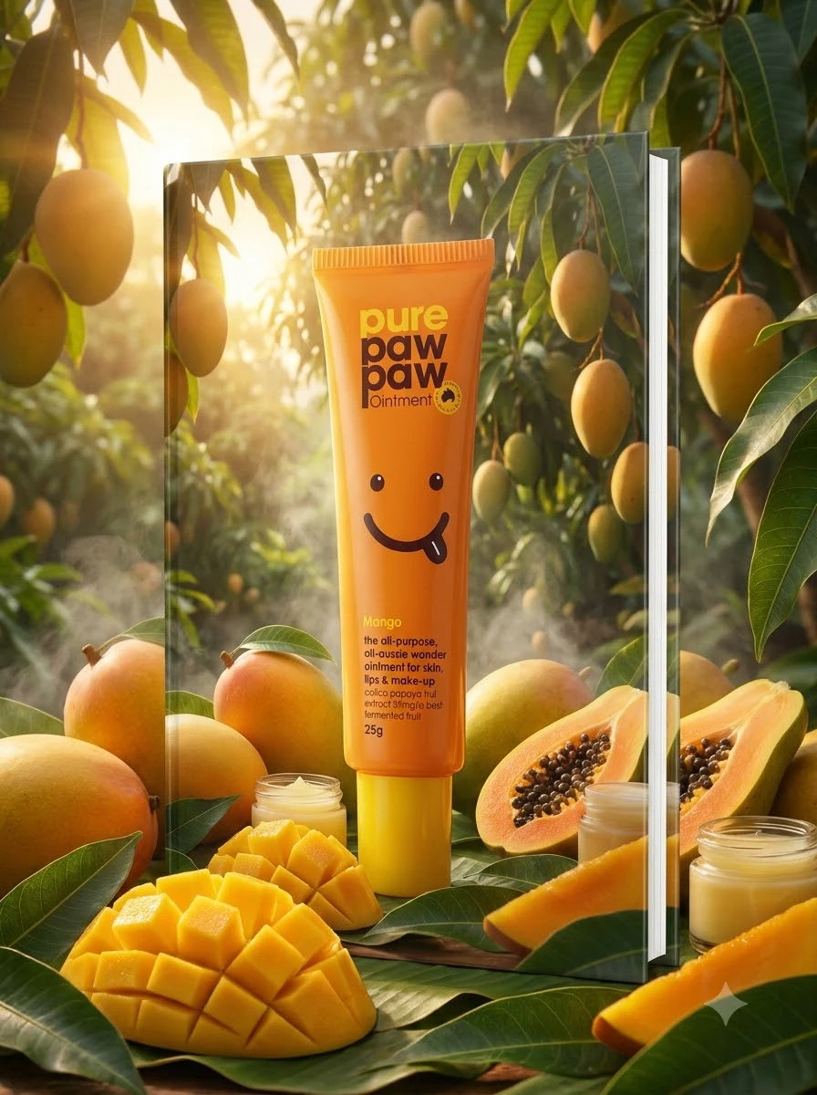 Відновлювальний бальзам для губ Pure Paw Paw Mango 25г, фото 2