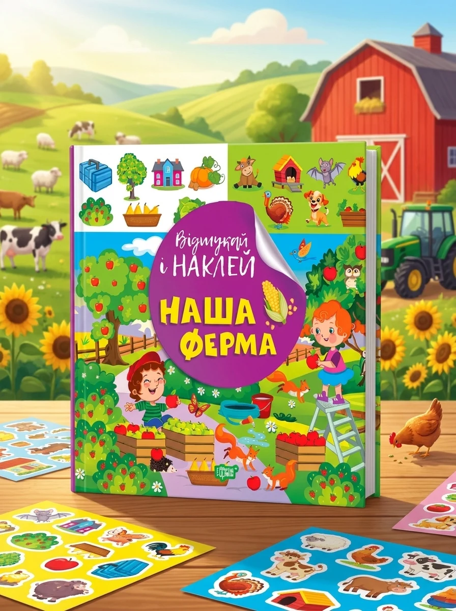 Відшукай і наклей. Наша ферма — фото 2