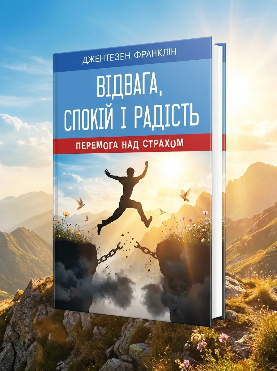 Відвага, спокій і радість — Джентезен Франклін, обкладинка