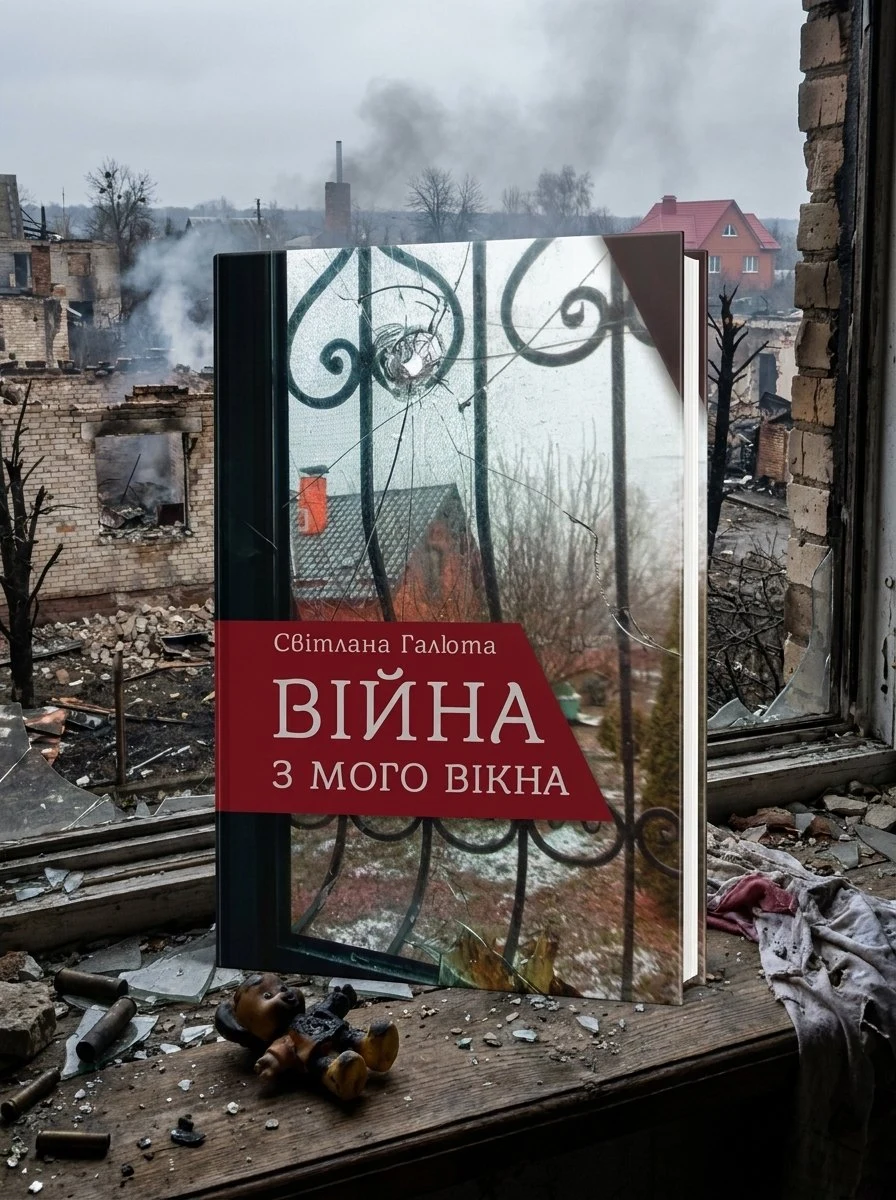 Війна з мого вікна — Світлана Галюта, обкладинка