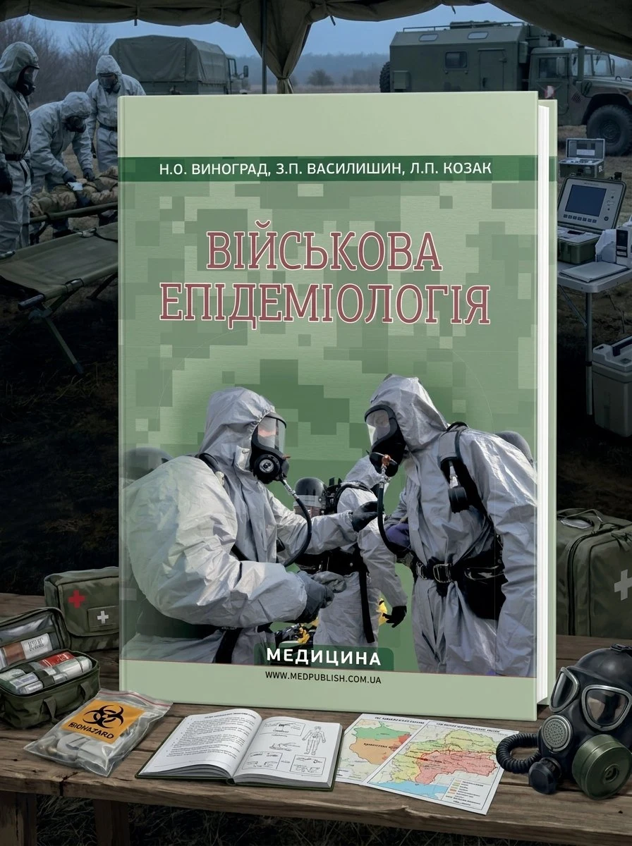 Військова епідеміологія: навчальний посібник (ІV р. а.) — Н.О Виноград, обкладинка