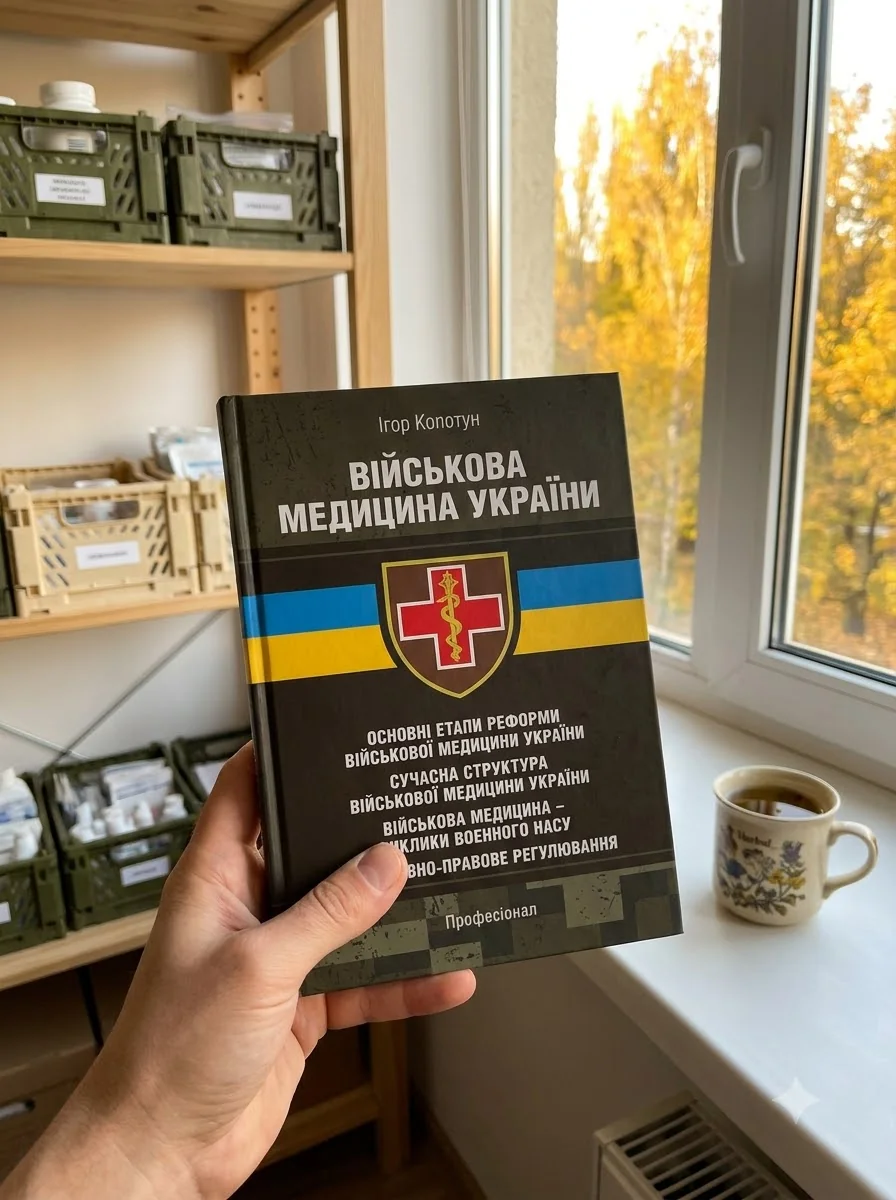 Військова медицина України. Основні етапи реформи військової медицини України — Ігор Копотун, обкладинка