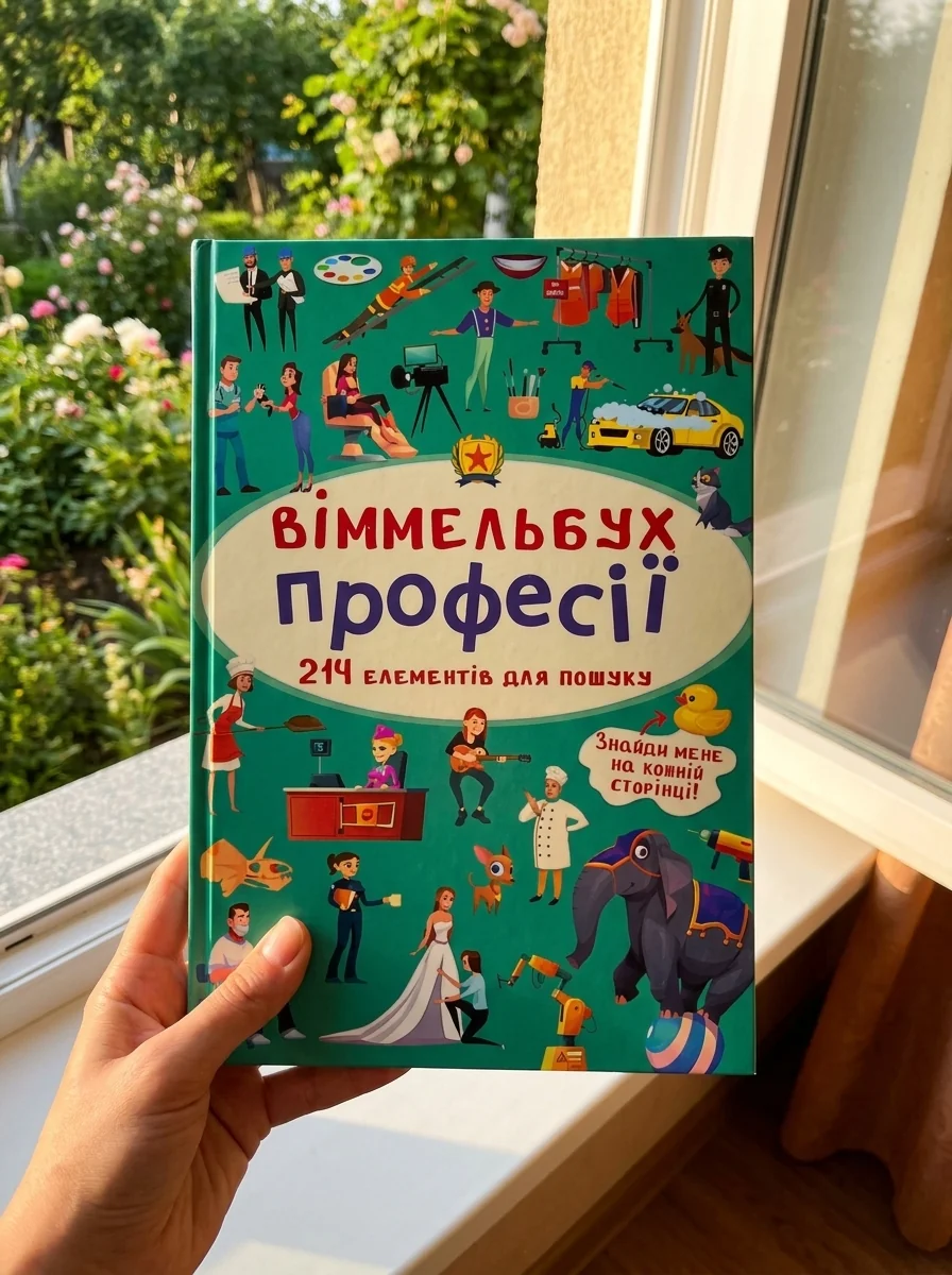 Віммельбух. Професії — Дитяча література