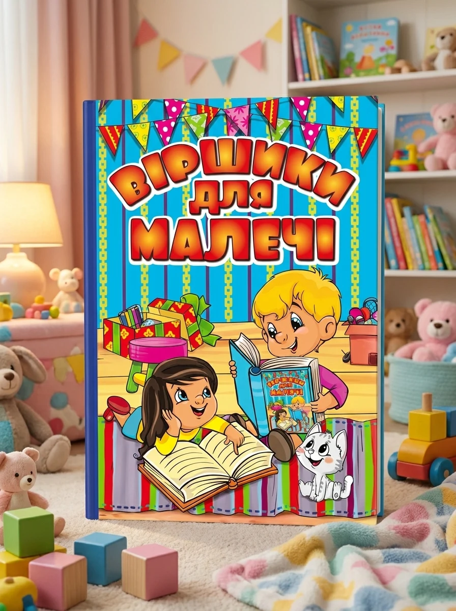 Віршики для малечі (блактина обкладинка) — Дитячі книги