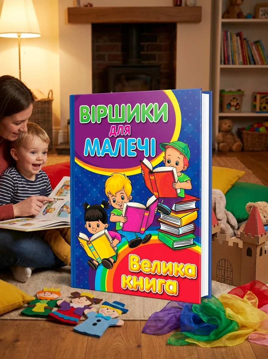 Віршики для малечі. Велика книга — Дитячі книги