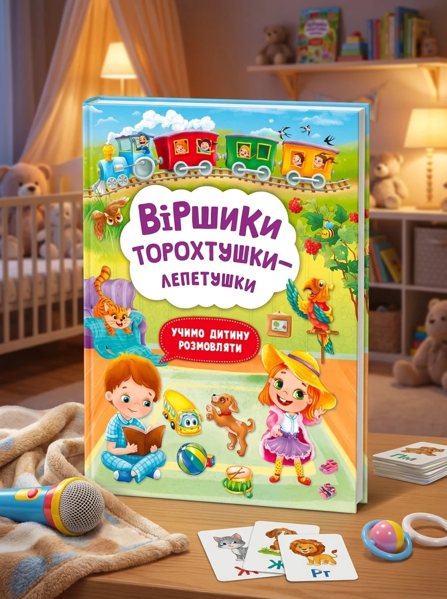 Віршики торохтушки-лепетушки. Учимо дитину розмовляти