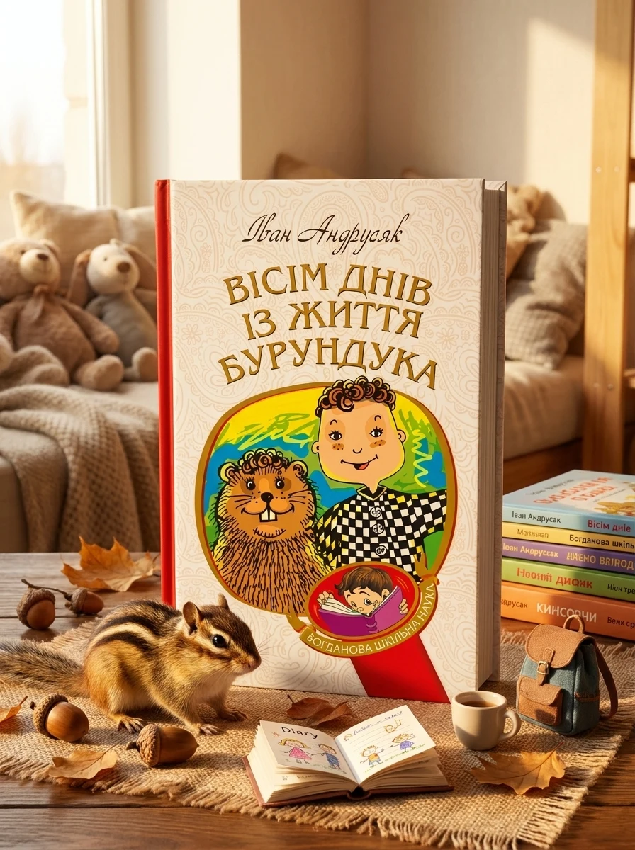 Вісім днів з життя Бурундука — Дитяча література