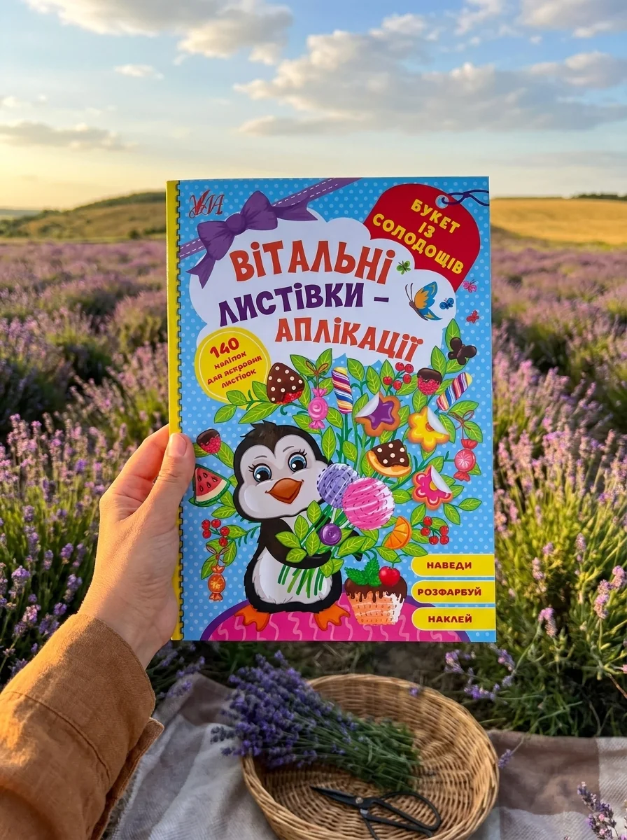 Вітальні листівки-аплікації. Букет із солодощів — фото 2