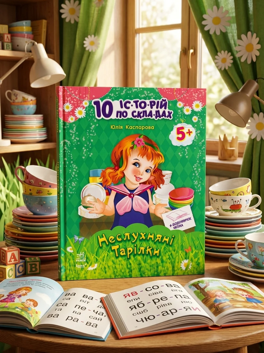 10 іс-то-рій по скла-дах. Неслухняні тарілки. Щоденничок читача. Від 5 років | купити книгу онлайн