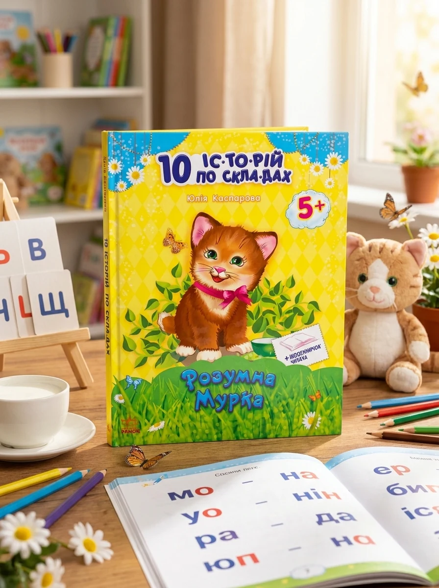 10 іс-то-рій по скла-дах. Розумна Мурка. Щоденничок читача. Від 5 років | купити книгу онлайн
