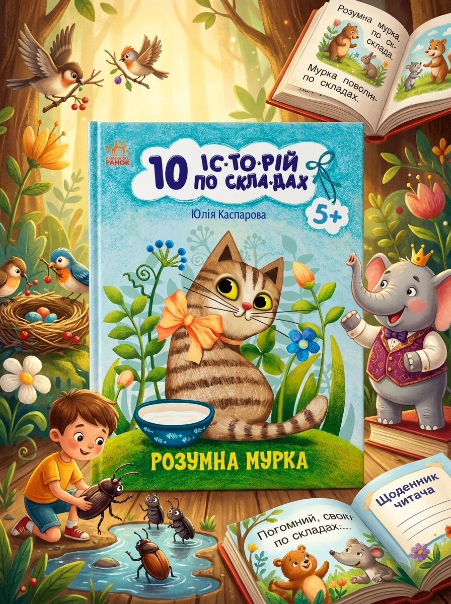 10 історій по складах. Розумна Мурка — Казки