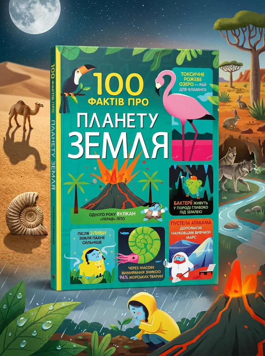 100 фактів про планету Земля | купити книгу онлайн