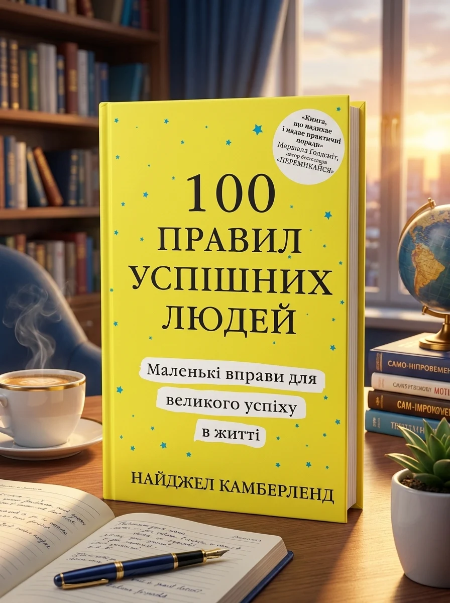 100 правил успішних людей (тверда обкладинка) — Саморозвиток та мотивація