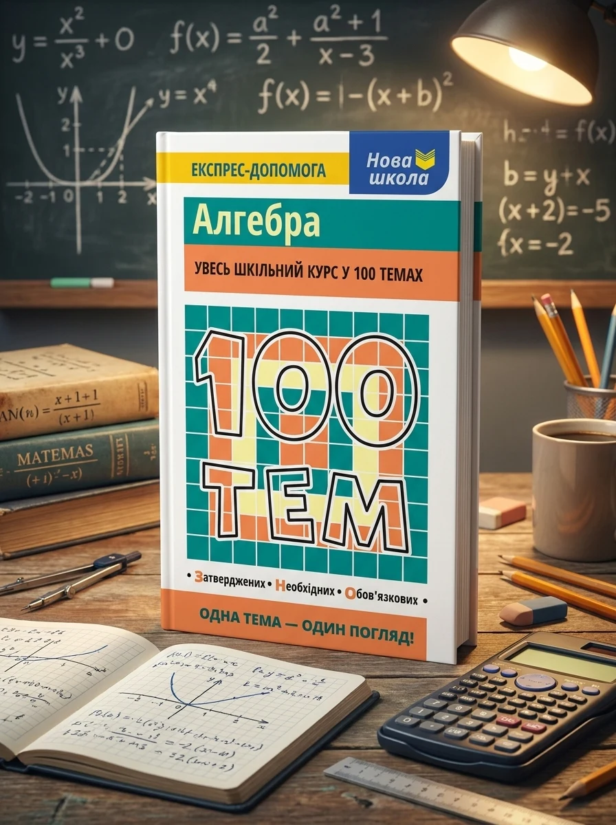 100 тем. Алгебра — Розвивальні книги