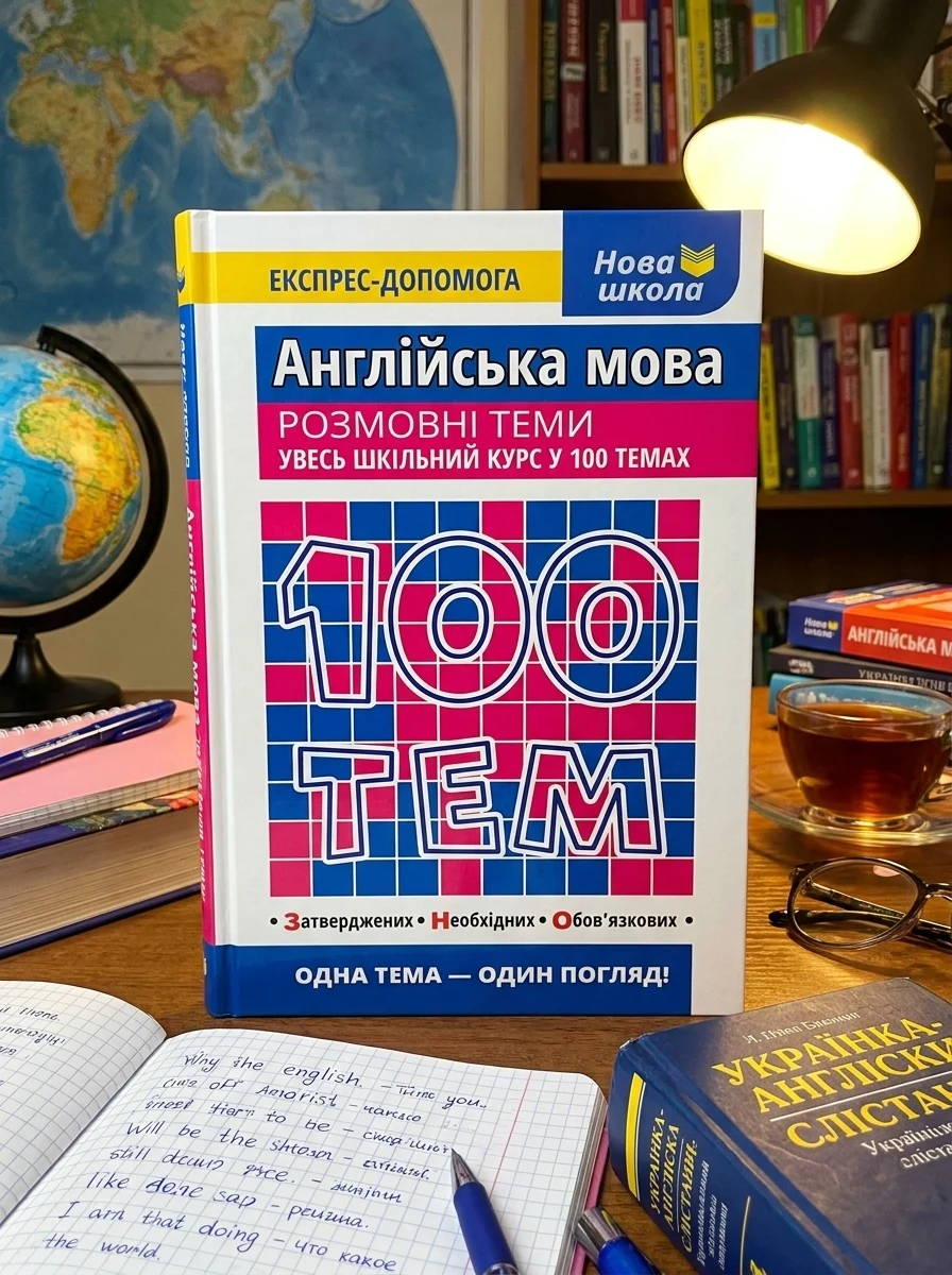 100 тем. Англійська мова. Розмовні теми — Розвивальні книги