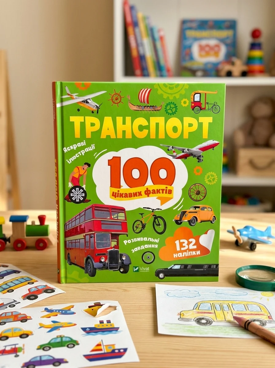 100 цікавих фактів. Транспорт | купити книгу онлайн