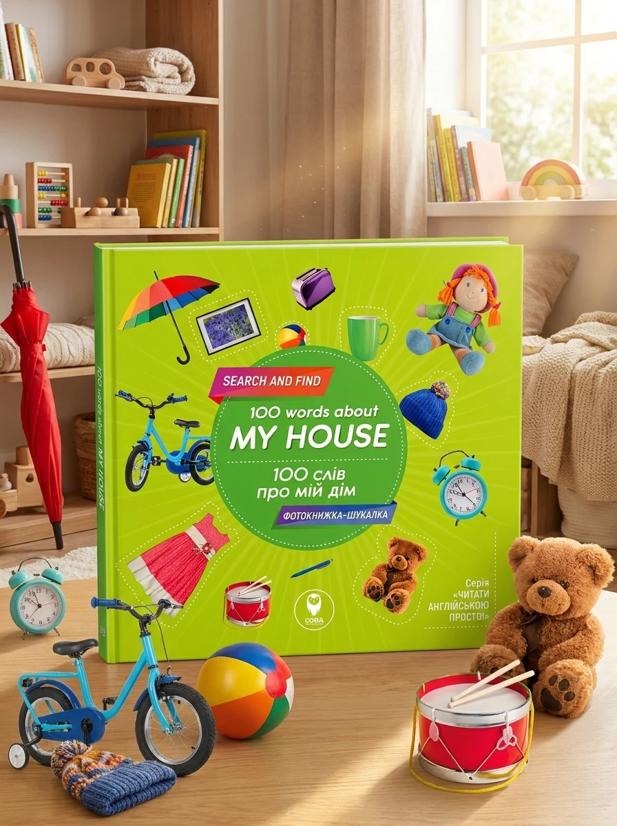 100 words about my house. 100 слів про мій дім — Розвивальні книги