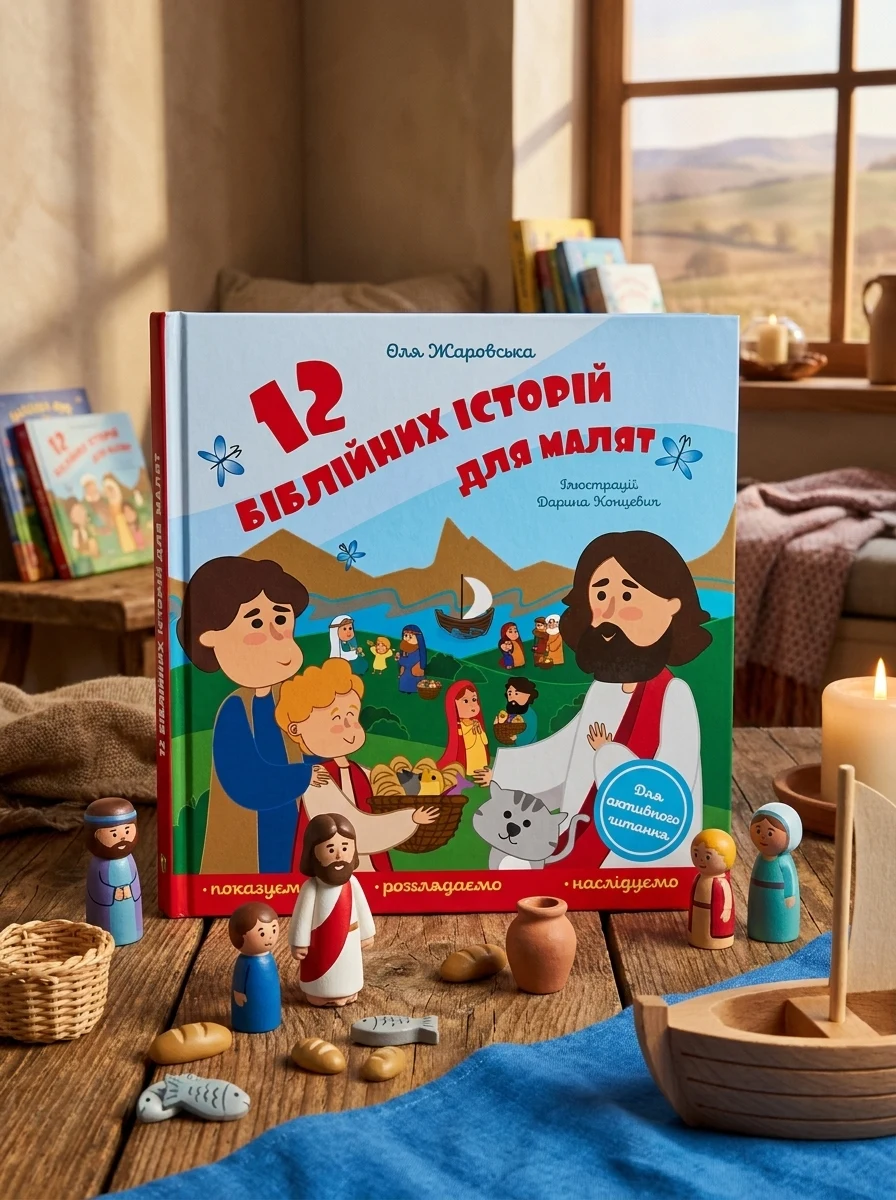 12 біблійних історій для малят — Розвивальні книги