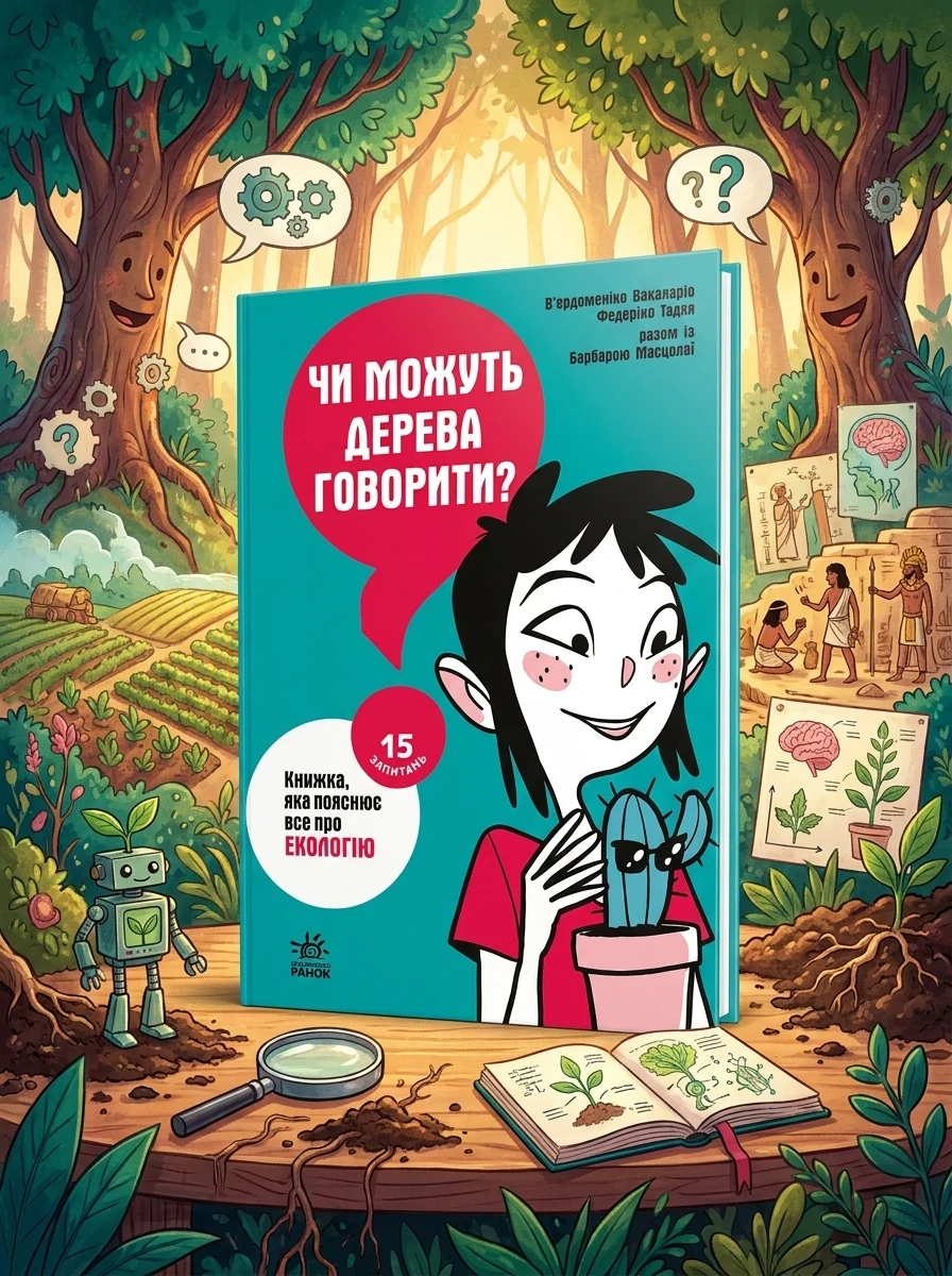 15 запитань. Чи можуть дерева говорити? Книжка, яка пояснює все про екологію