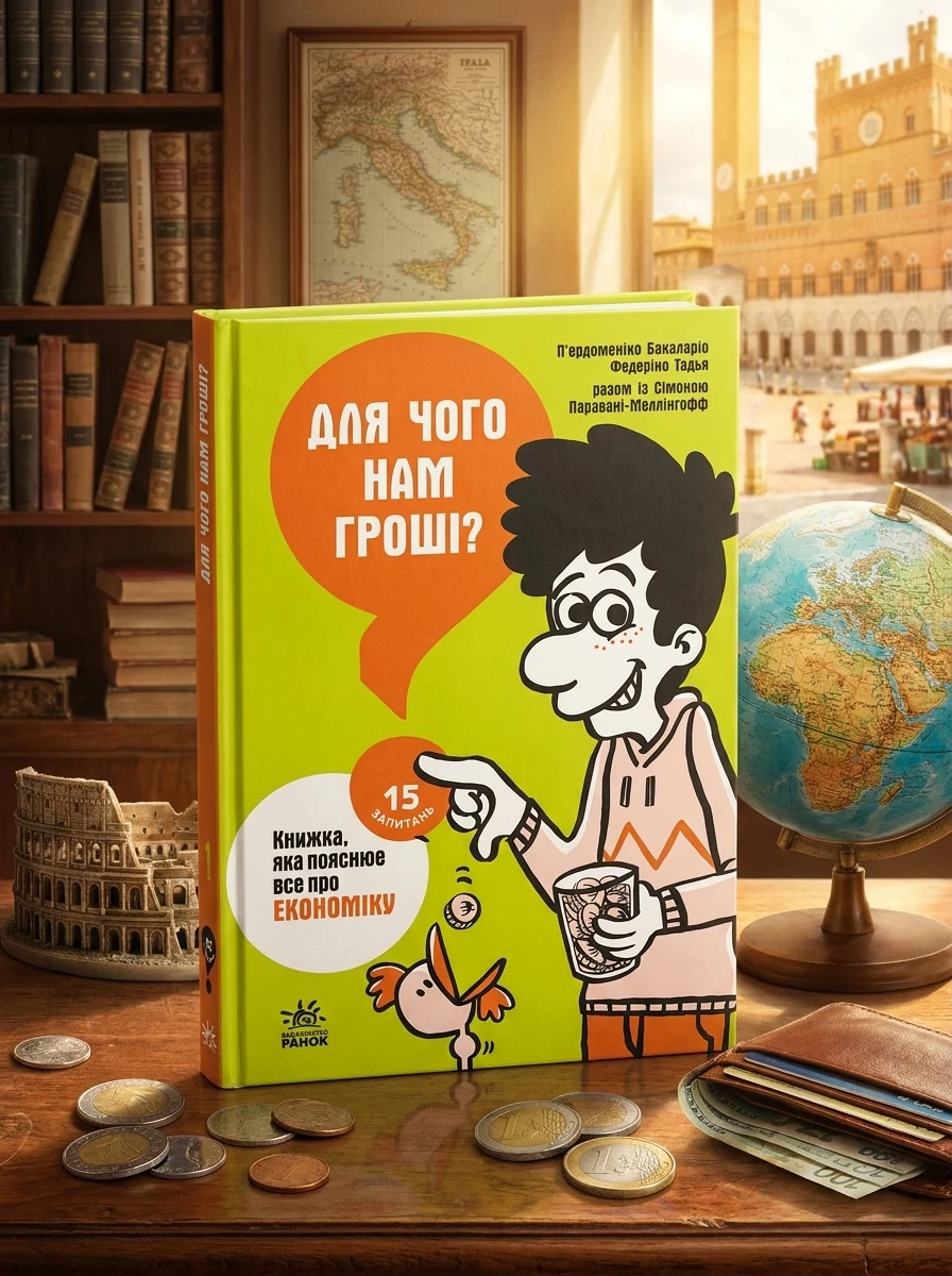 15 запитань. Для чого нам гроші? Книжка, яка пояснює все про економіку. Книга 1 — Підлітковий нонфікшн