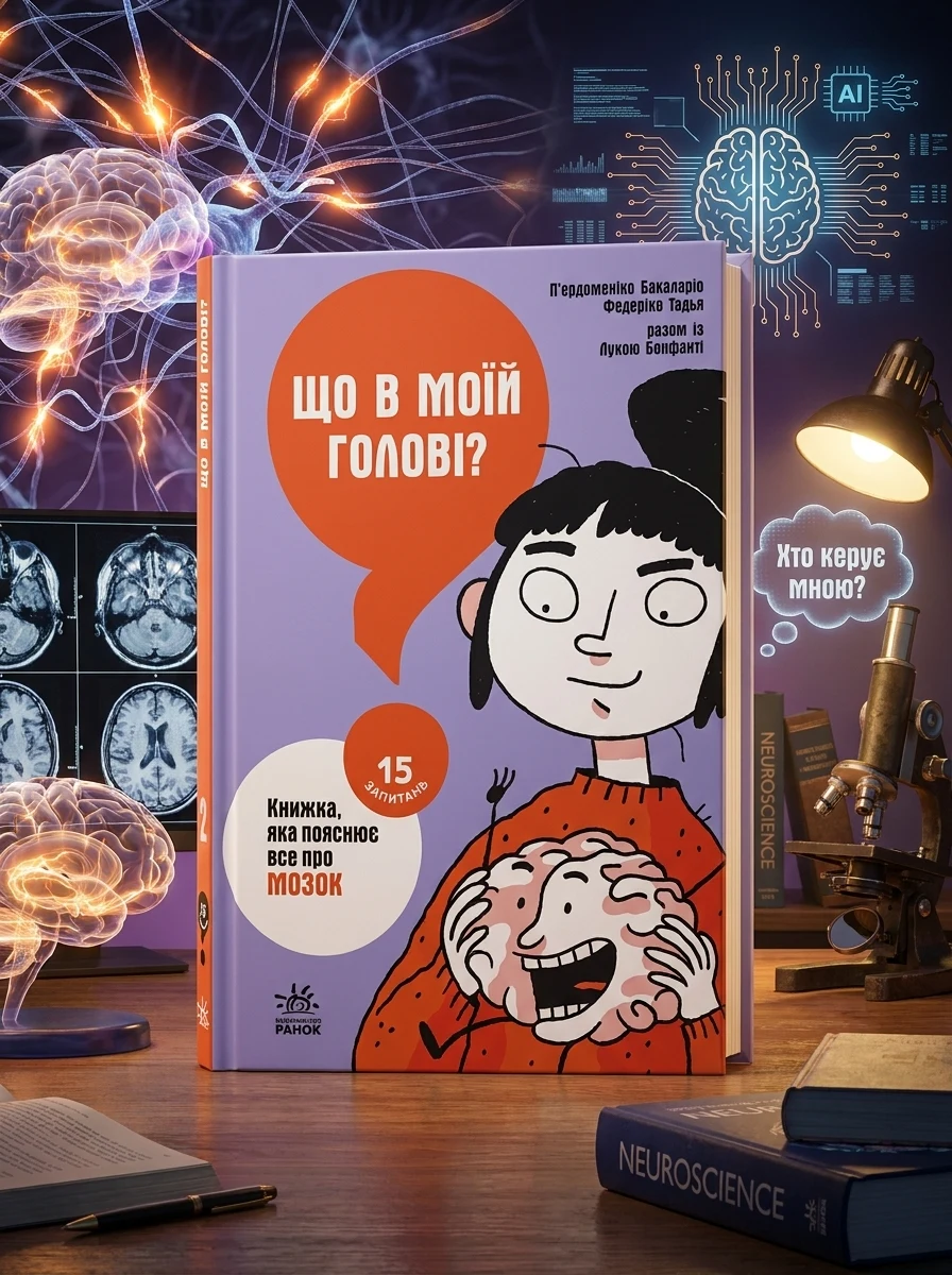 15 запитань. Що в моїй голові? Книжка, яка пояснює все про мозок. Книга 2 — Підлітковий нонфікшн