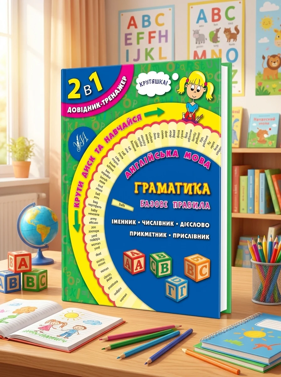 2 в 1. Довідник тренажер. Англійська мова. Граматика. Базові правила — фото 2