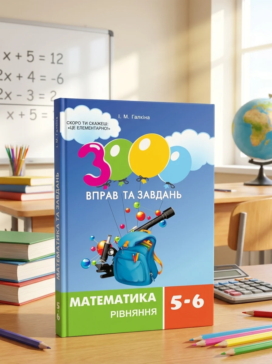 3000 вправ та завдань. Математика. 5-6 класи. Рівняння — Книги для школи