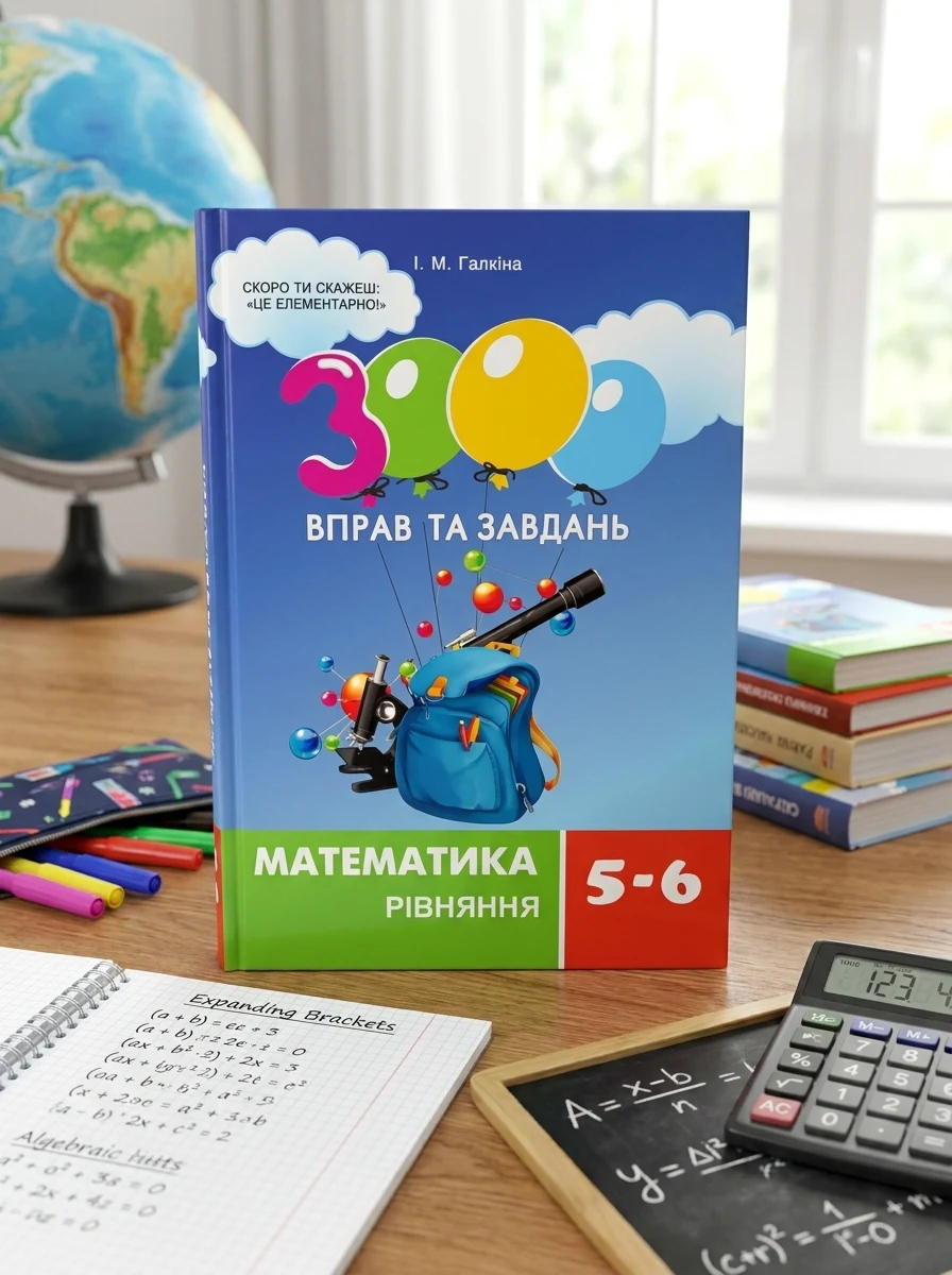 3000 вправ та завдань. Математика 5-6 класи. Розкриття дужок — Книги для школи