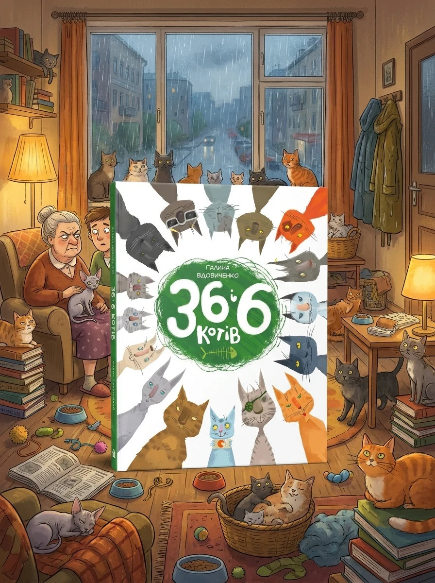 36 і 6 котів