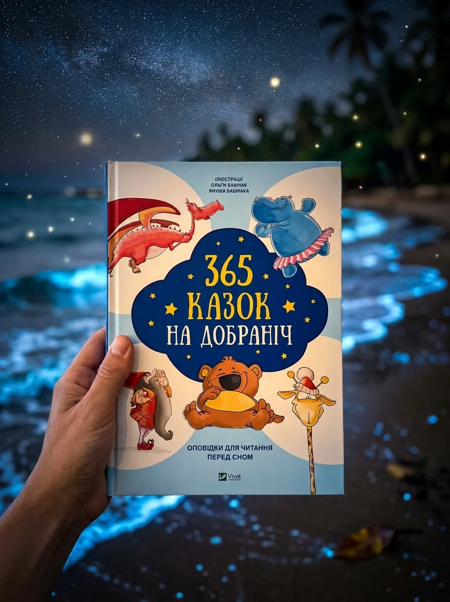 365 казок на добраніч — Дитячі подарункові книги