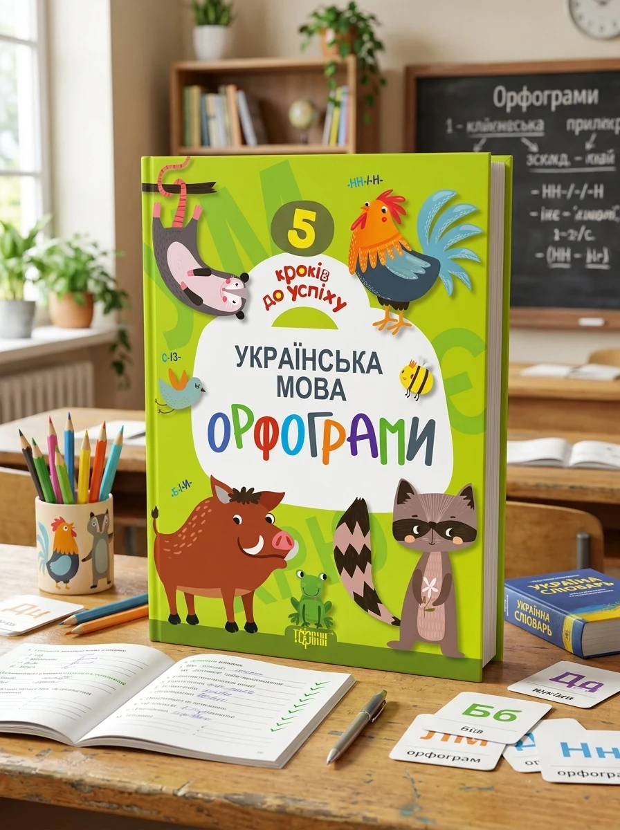5 кроків до успіху. Українська мова. Орфограми — Підготовка до школи