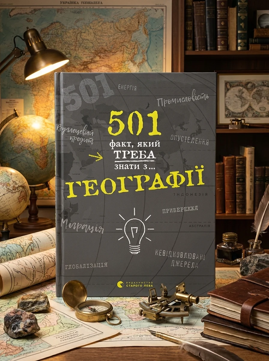 501 факт, який треба знати з... географії — Подарункові нонфікшн книги
