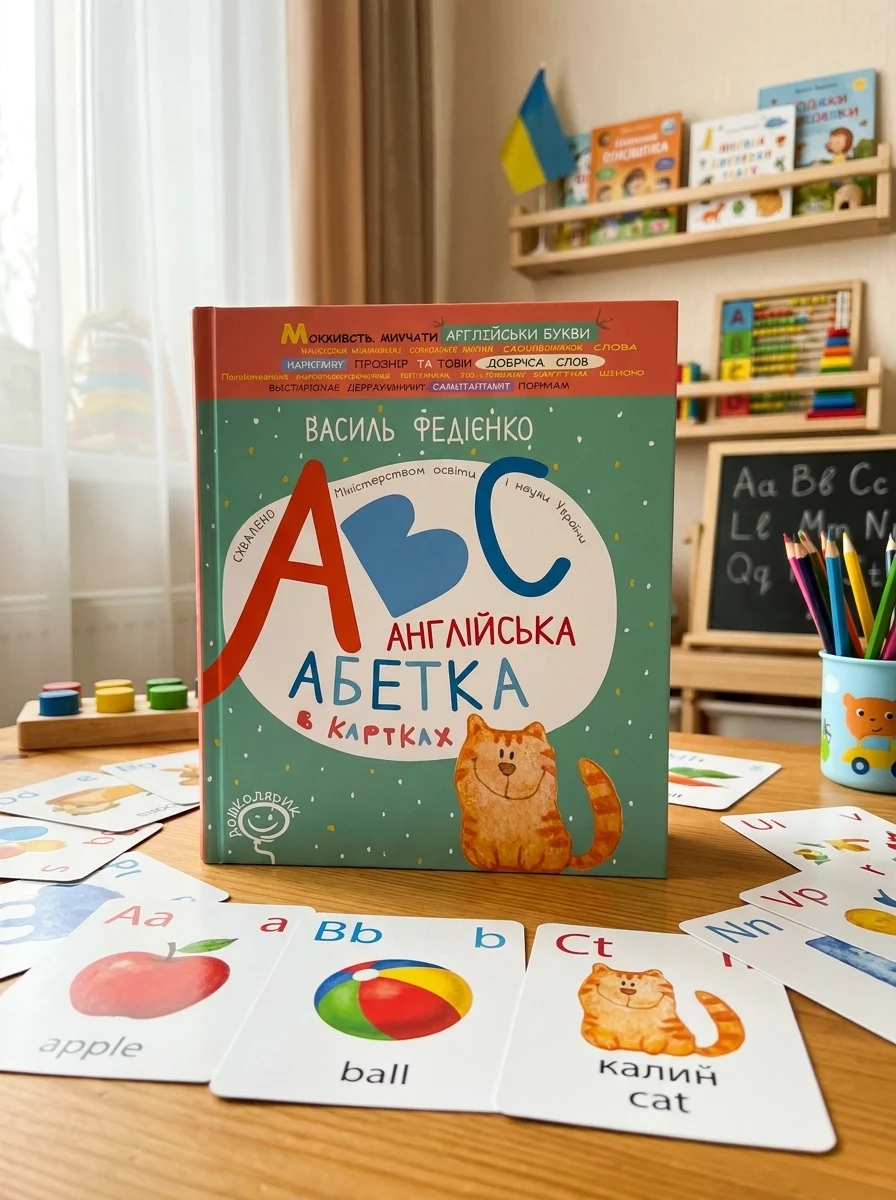 ABC. Англійська абетка в картках — Розвивальні книги