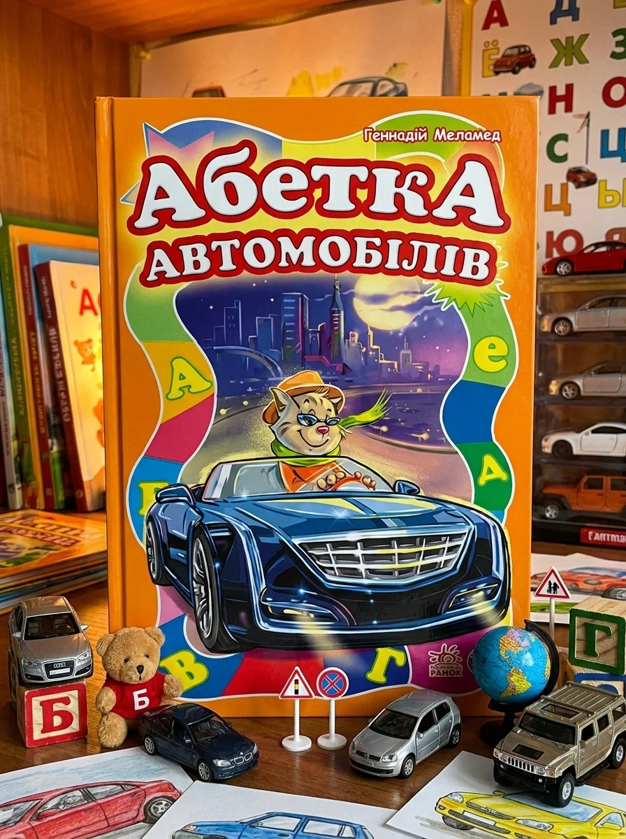 Абетка автомобілів — Розвивальні книги