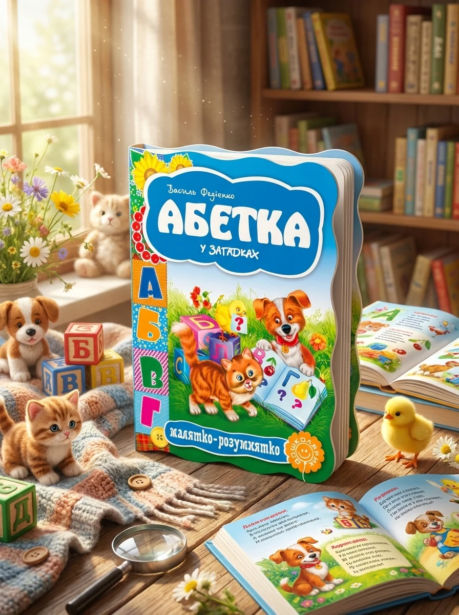 Абетка у загадках — Розвивальні книги
