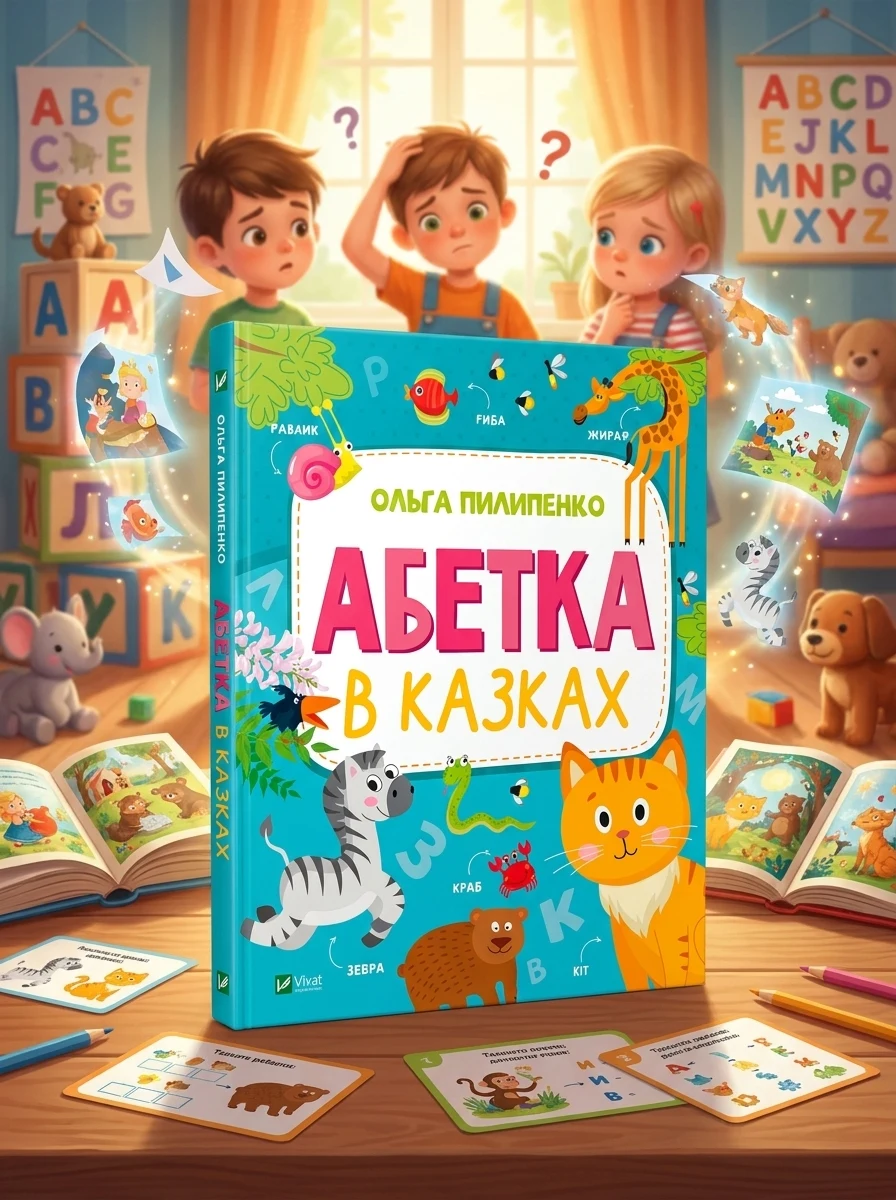 Абетка в казках | купити книгу онлайн