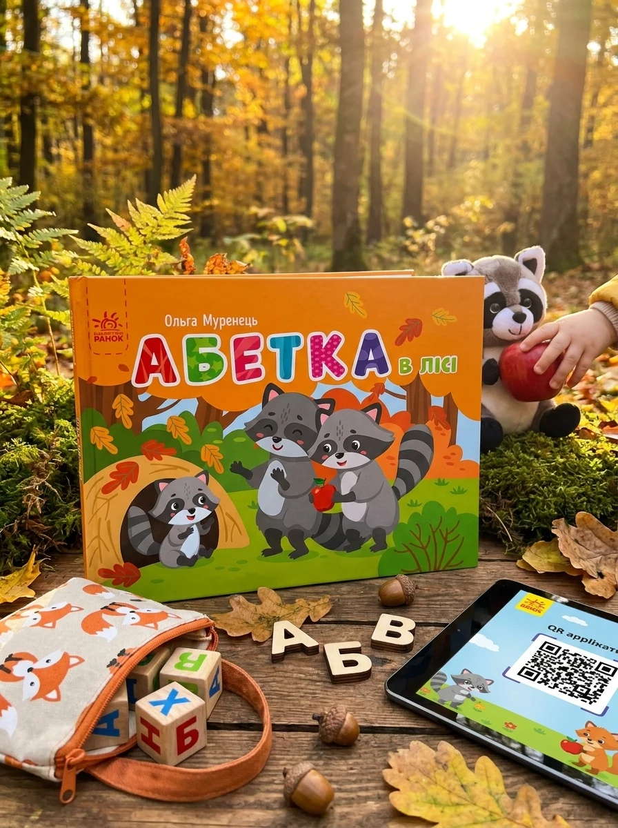 Абетка в лісі. Кишенькова абетка — Розвивальні книги