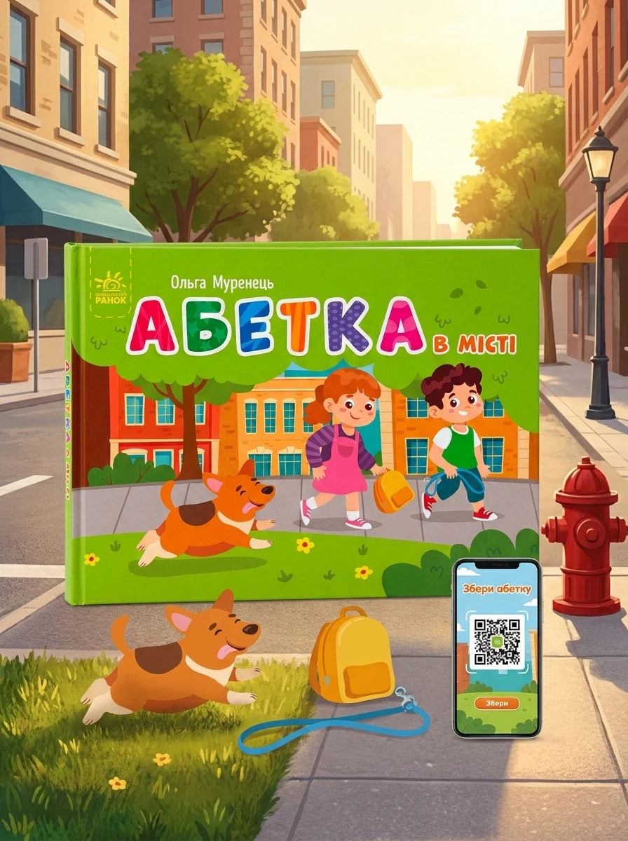 Абетка в місті. Кишенькова абетка — Розвивальні книги