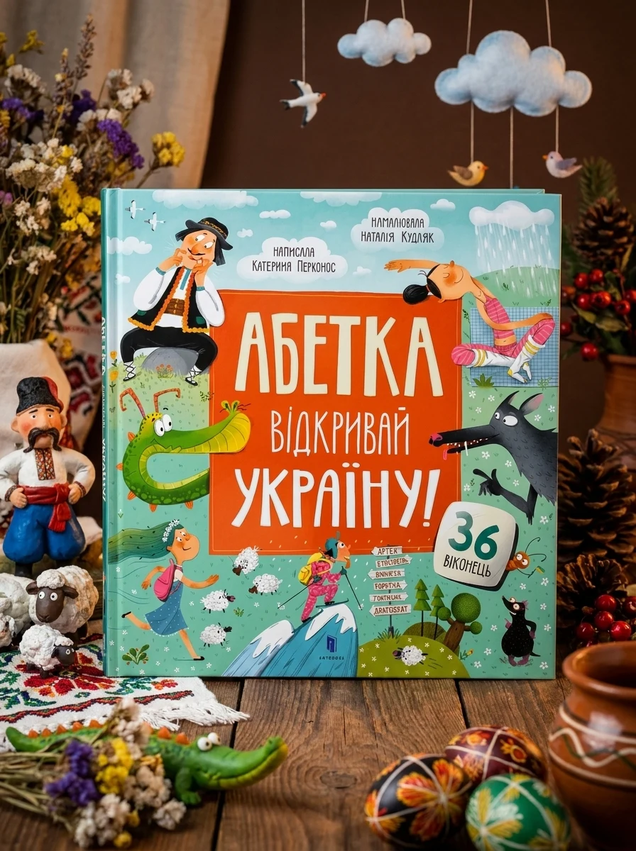 Абетка. Відкривай Україну! — Дитячі подарункові книги