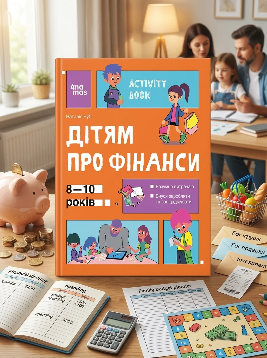 Activity Book. Дітям про фінанси. 8–10 років — Пізнавальні книги для дітей