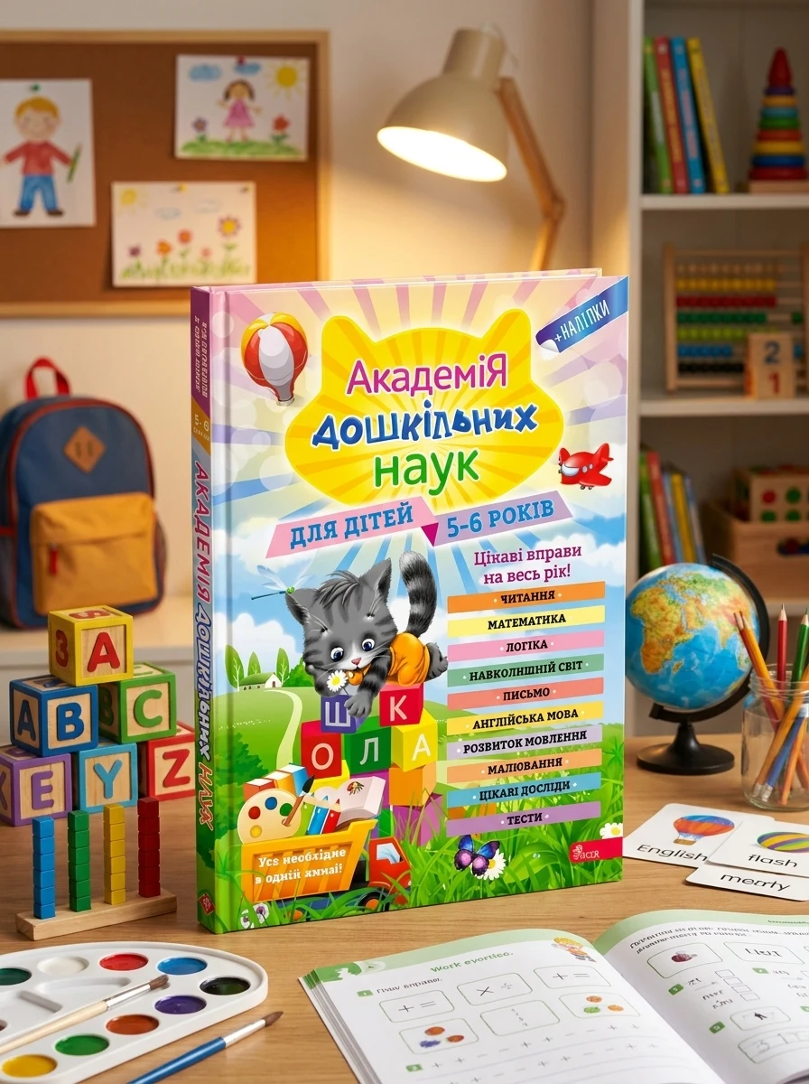 Академія дошкільних наук. Для дітей 5-6 років — Розвивальні книги