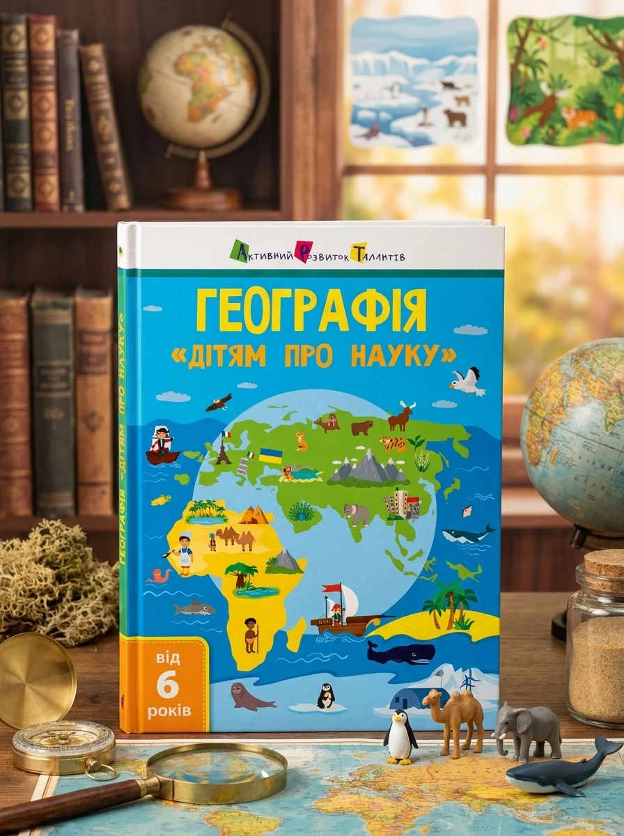 Активний розвиток талантів. «Дітям про науку». Географія. Від 6 років | купити книгу онлайн