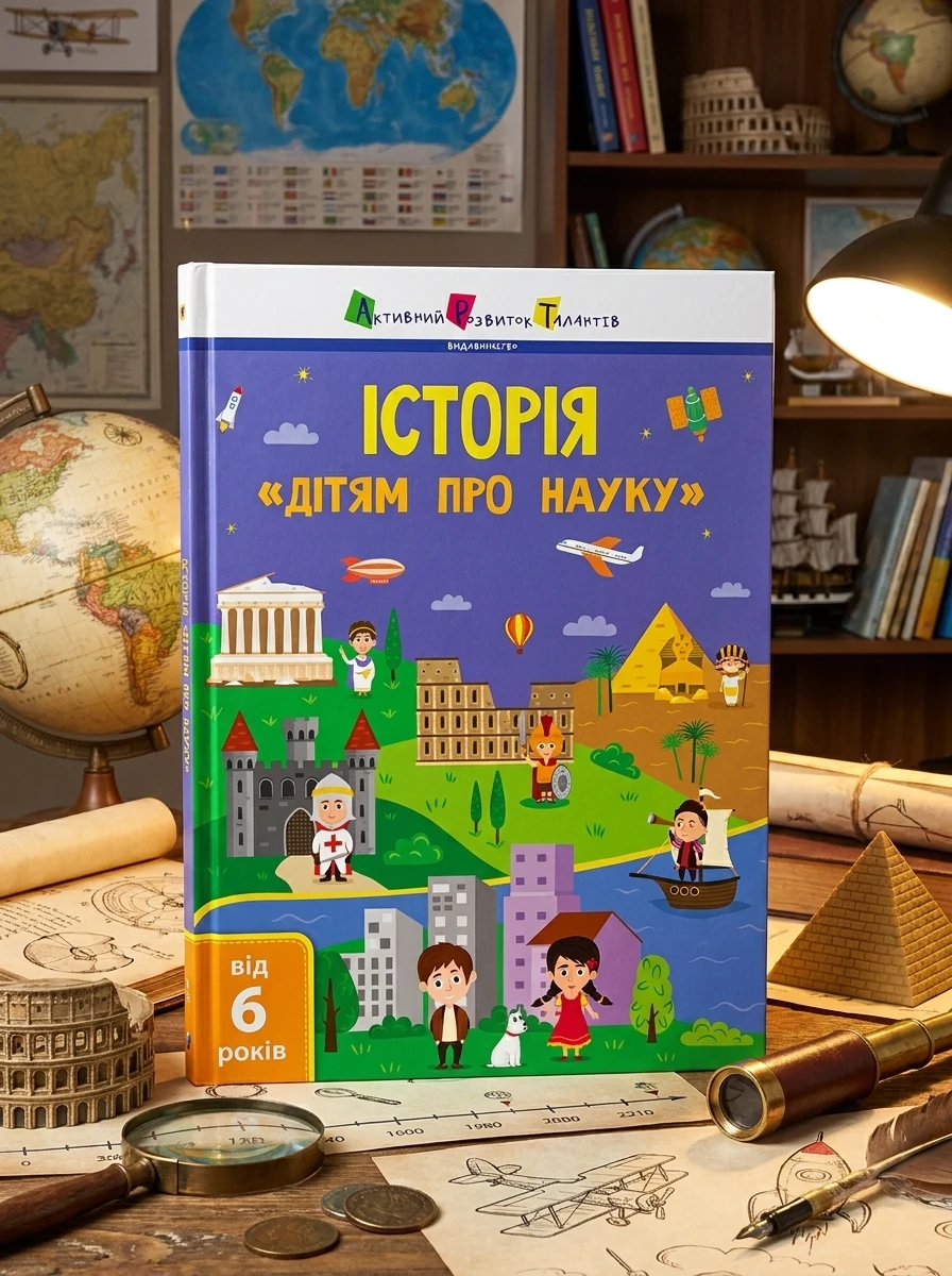 Активний розвиток талантів. «Дітям про науку». Історія. Від 6 років | купити книгу онлайн