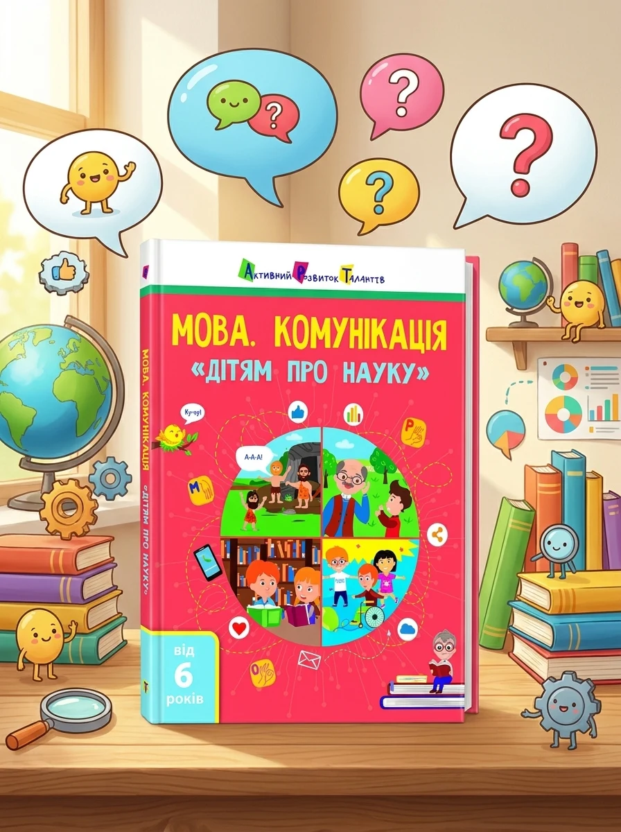 Активний розвиток талантів. «Дітям про науку». Мова. Комунікація. Від 6 років | купити книгу онлайн