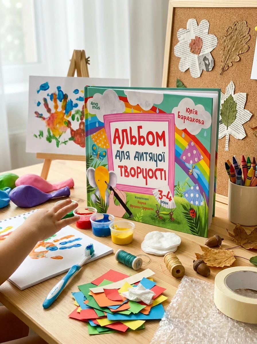 Альбом для дитячої творчості. 3-4 роки