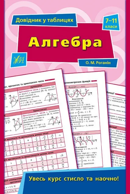 Алгебра. 7–11 класи — Розвивальні книги