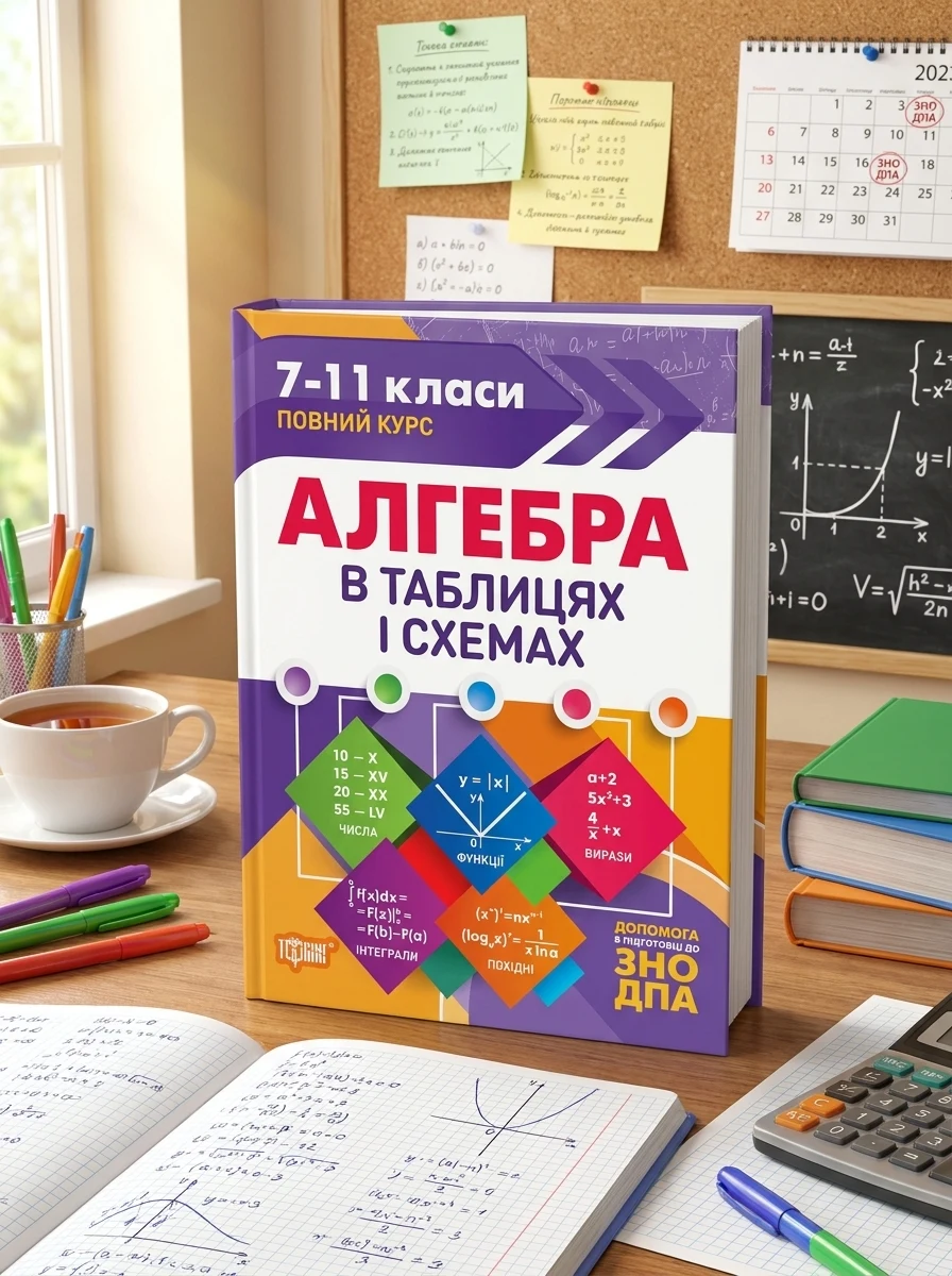 Алгебра в таблицях і схемах