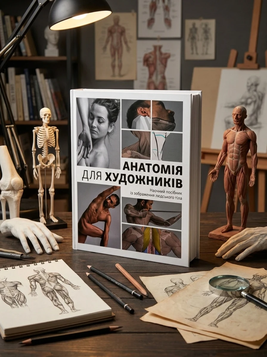 Анатомія для художників — Подарункові нонфікшн книги