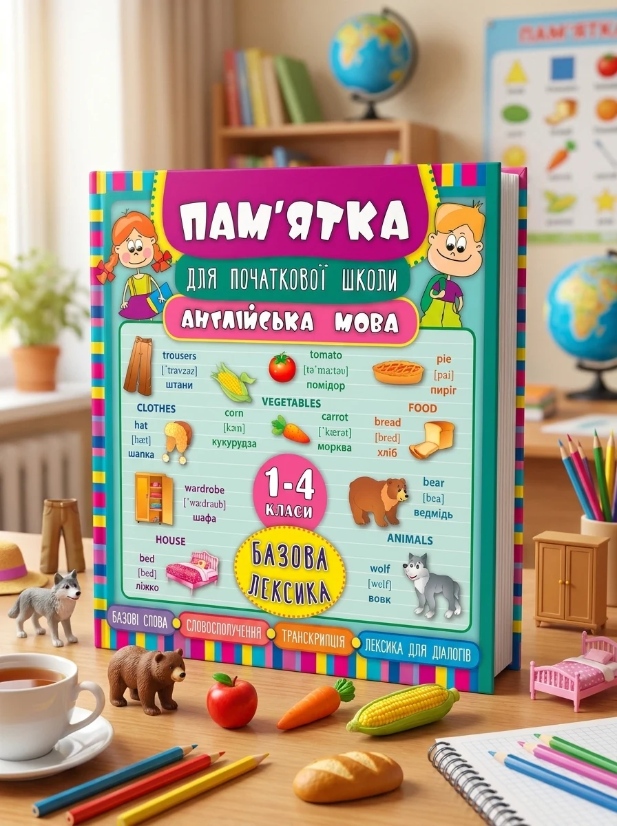 Англійська мова. Базова лексика. 1-4 класи — фото 2